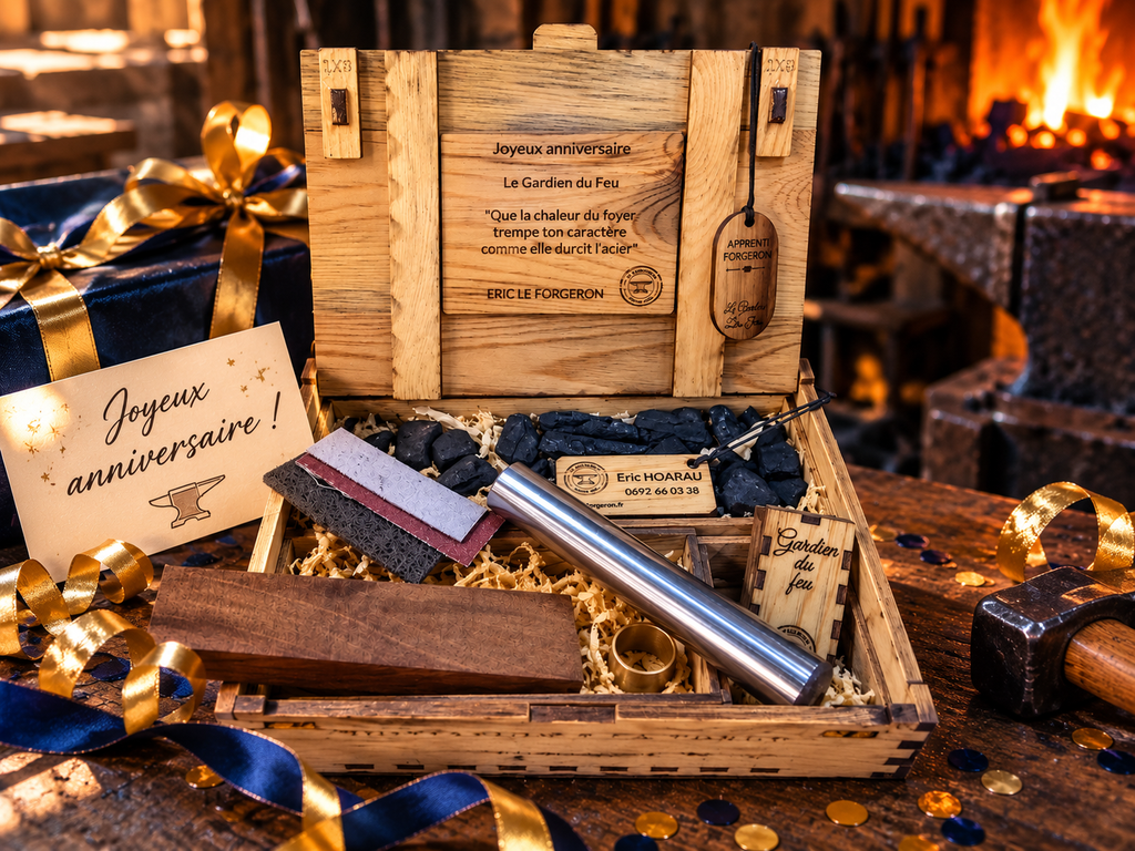 Coffret cadeau anniversaire à la Réunion - initiation à la forge